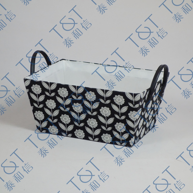 Stackable rect fabric box