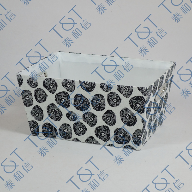 Stackable rect fabric box