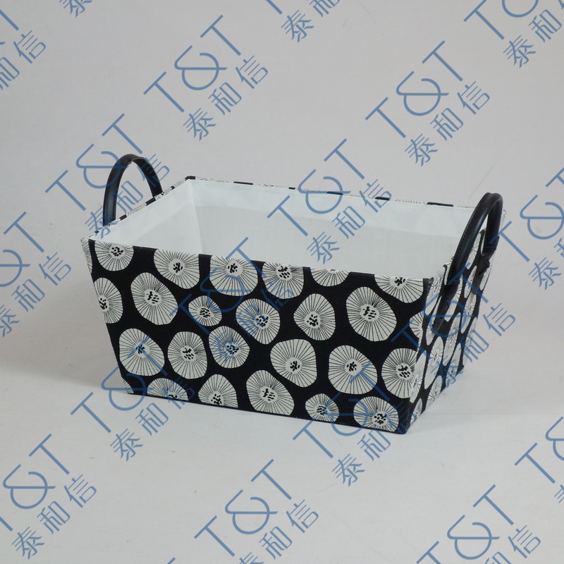 Stackable rect fabric box