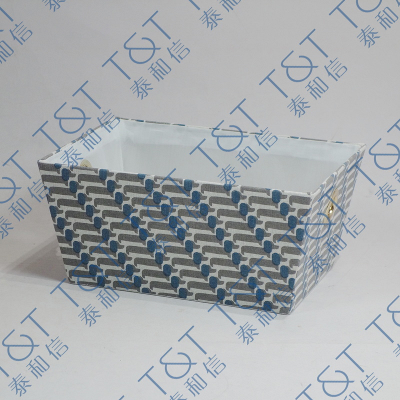 Stackable rect fabric box