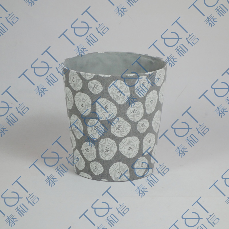 Stackable round storage basket