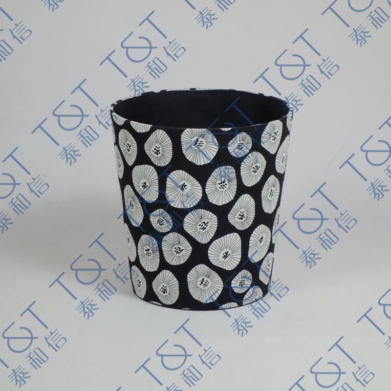 Stackable round storage basket