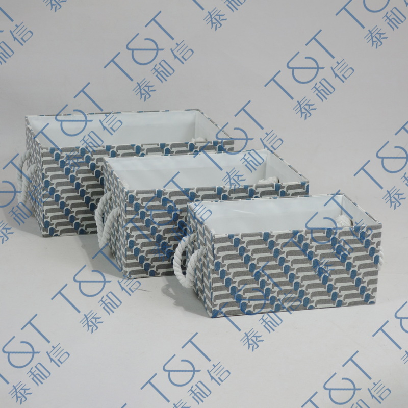 Set of 3 fabric box