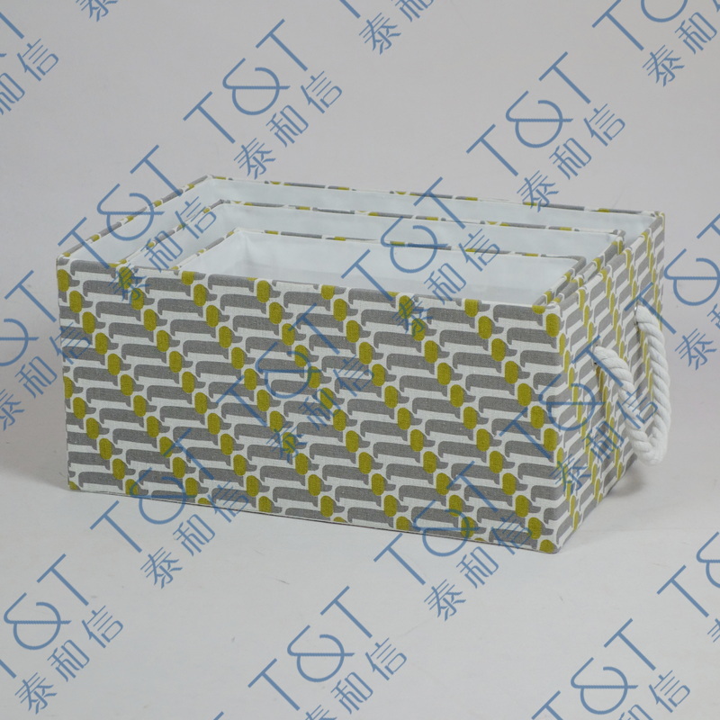Set of 3 fabric box