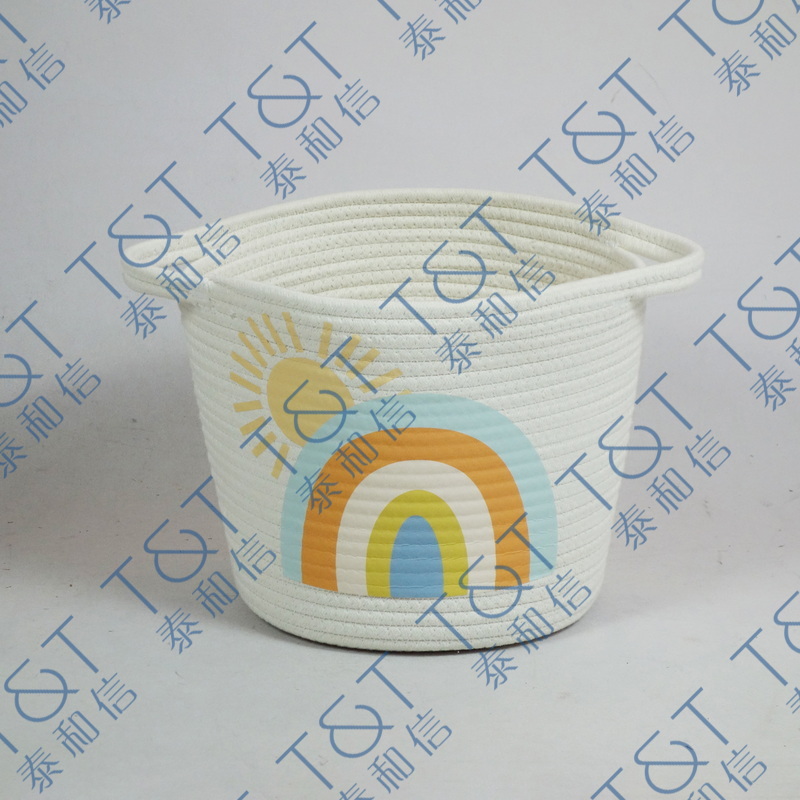 Cotton rope basket