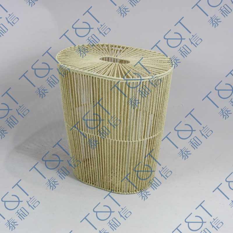 Paper rope storage basket