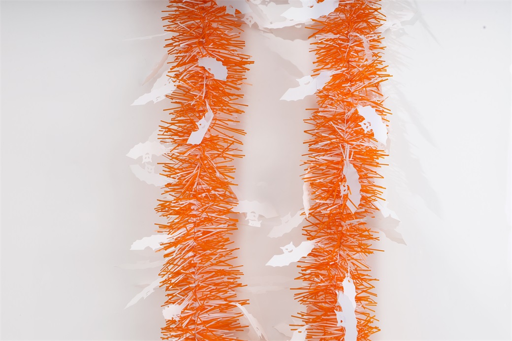 Halloween Decorations Shiny Hanging PET Tinsel Garland