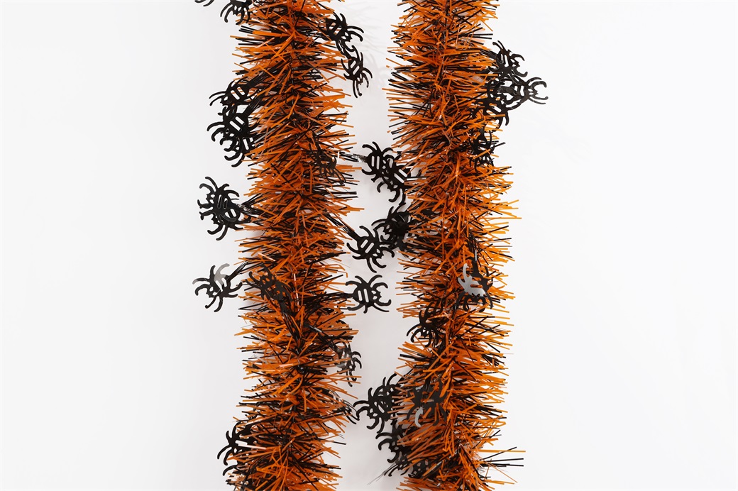 Halloween Decorations Shiny Hanging PET Tinsel Garland