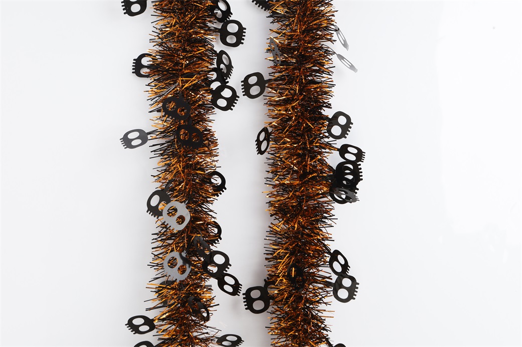 Halloween Decorations Shiny Hanging PET Tinsel Garland