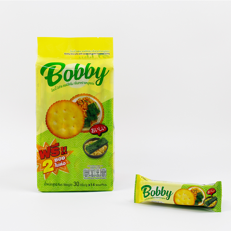 420g seaweed meat floss sandwich biscuit(SY123)