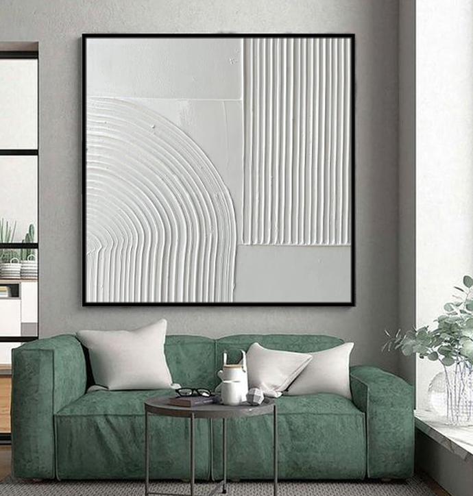 2023 hot sell Framed texture 100% full handpainted canvas wall art decoration