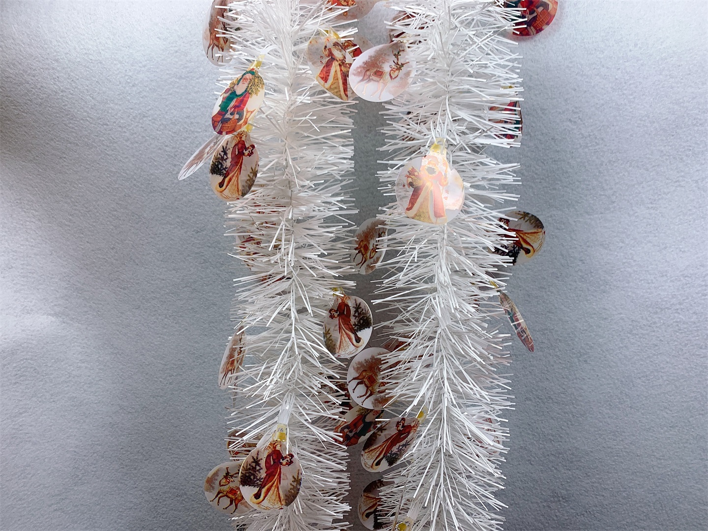 Christmas Festival Decorations Shiny Hanging PET Tinsel