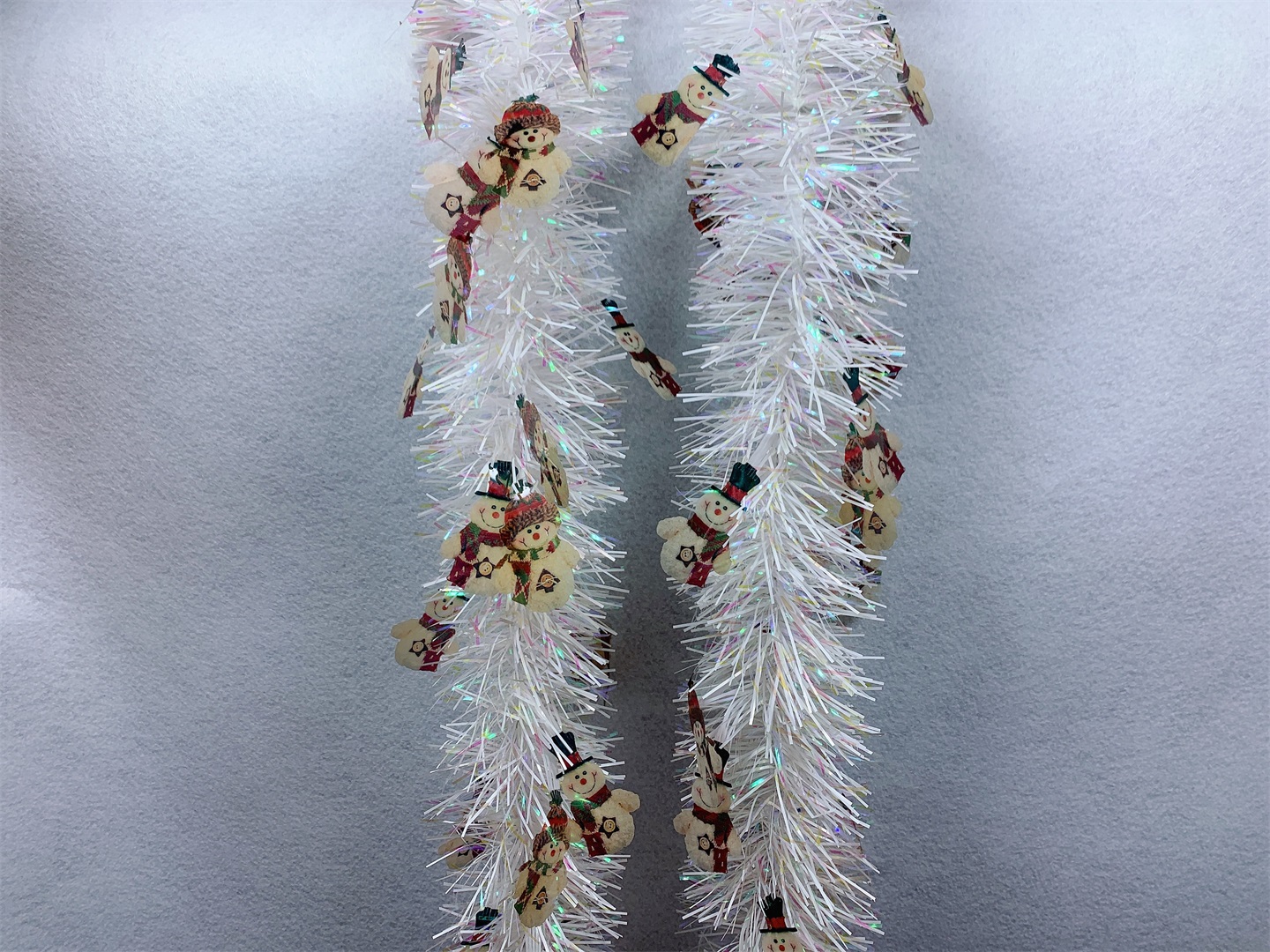 Christmas Festival Decorations Shiny Hanging PET Tinsel
