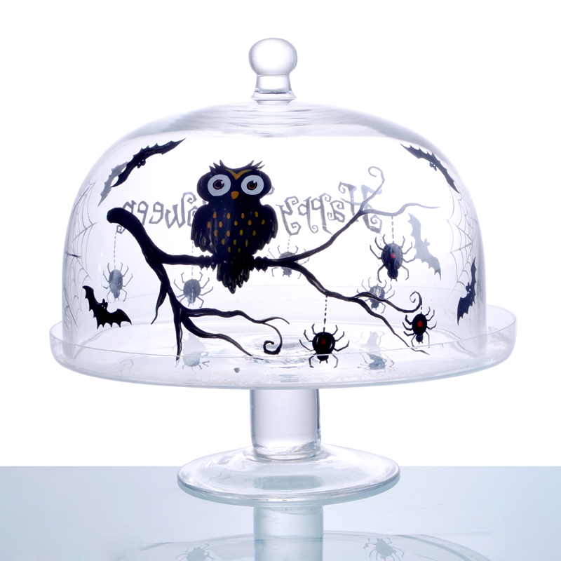glass cake food cover