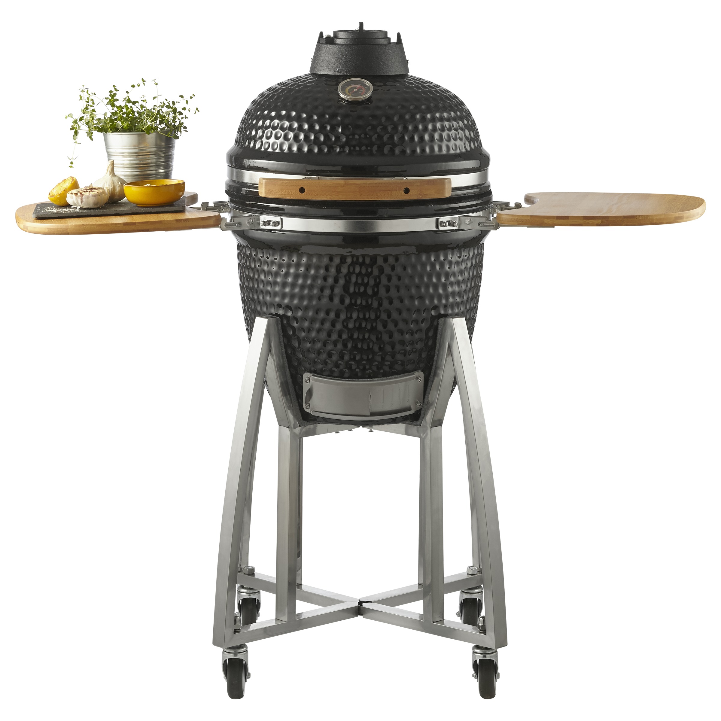 SEB outdoor cooking BBQ grill/ SEB KAMADO 18inch ceramic pellet wood smoker egg gas grill 2023