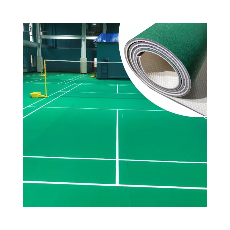 sports vinyl plastic flooring for indoor basketball badminton court