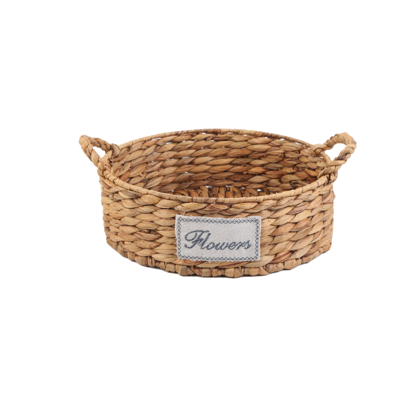 jinliu natural water hyacinth storage basket for home storage handmade storage basket