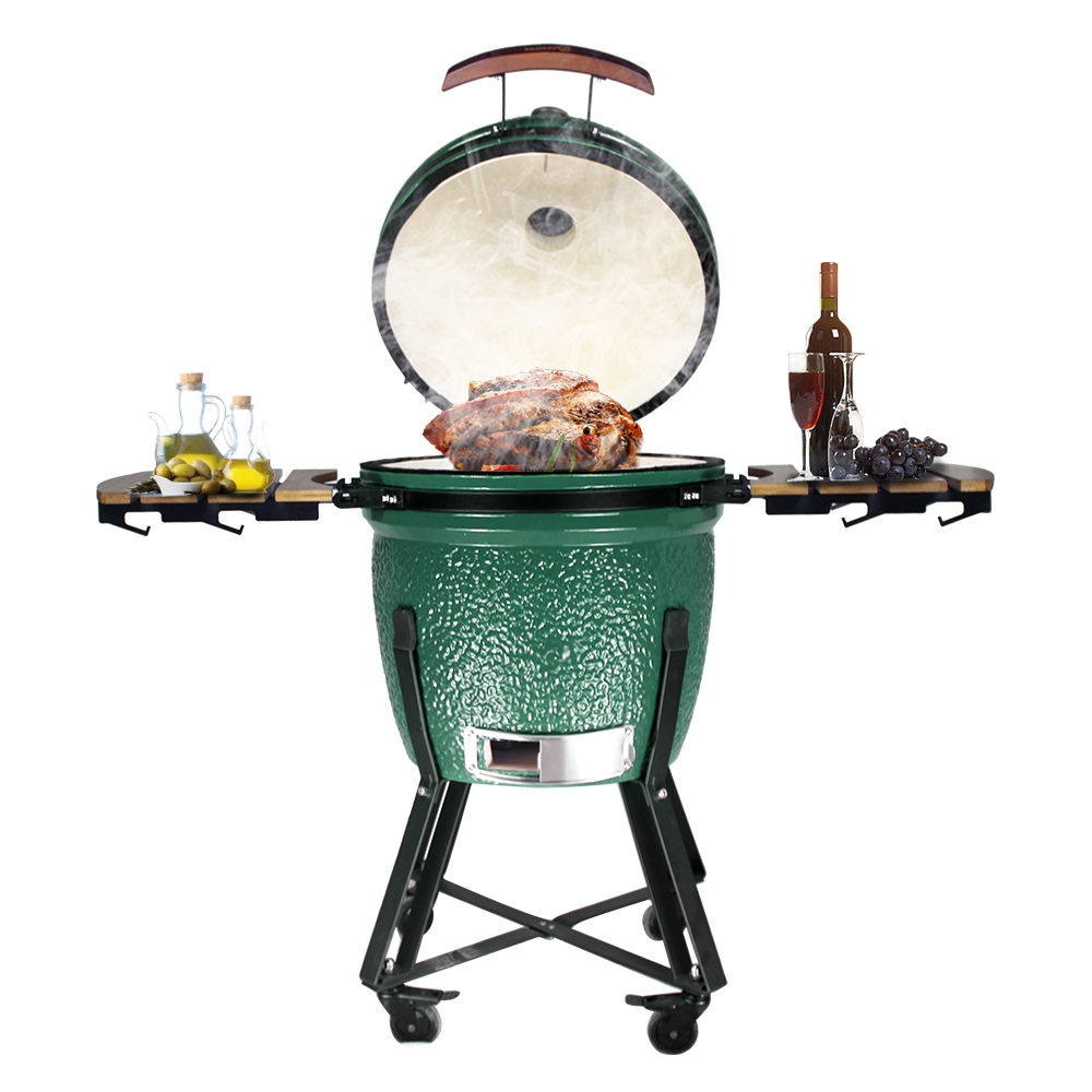 SEB KAMADO 21 inch Ceramic BBQ Grill New Design Pizza Oven Big Green Egg Style Charcoal Smoker