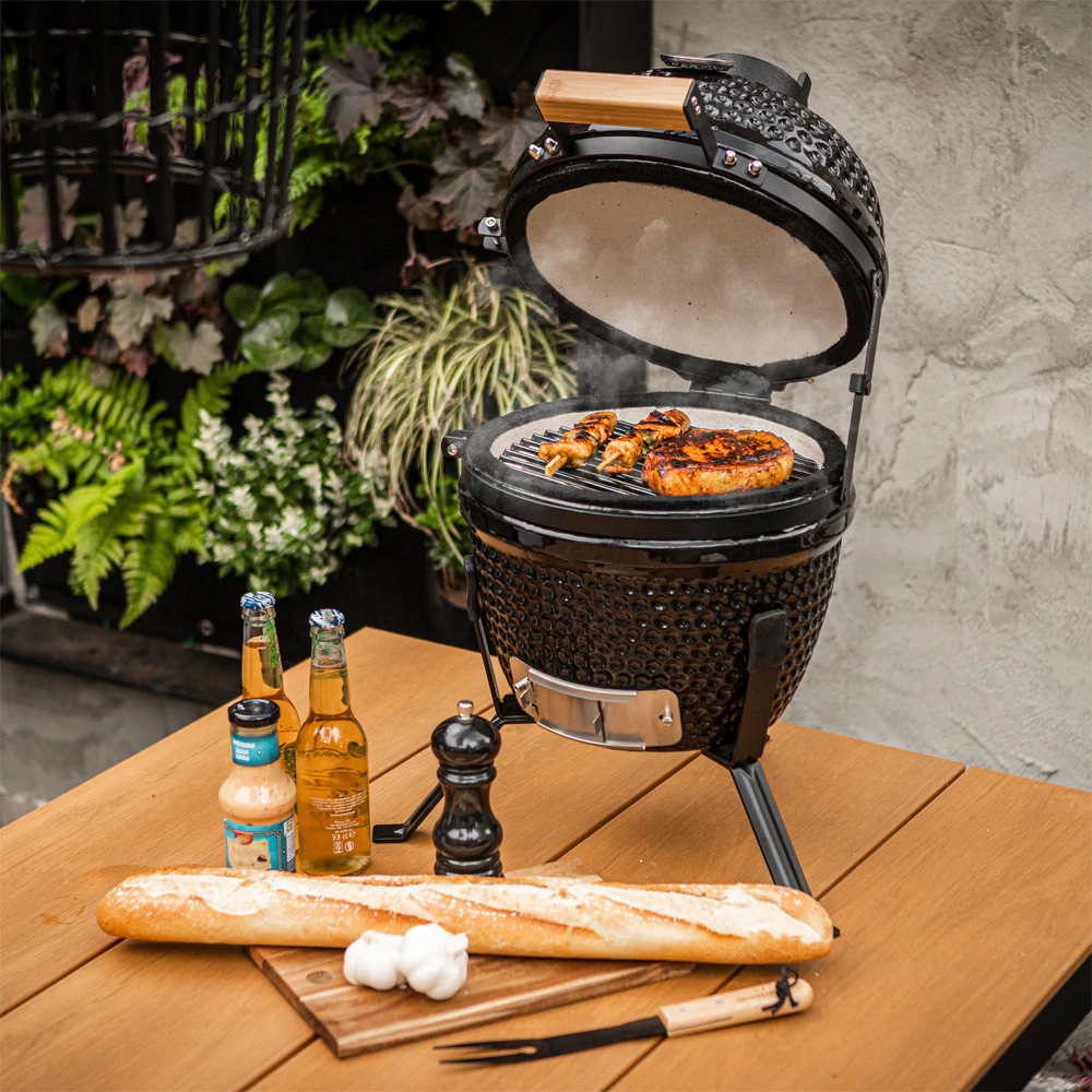 2023 SEB 13 Inch Kamado BBQ Grill Portable Camping grill Gril A Barbecue Kamado Outdoor Kitchen