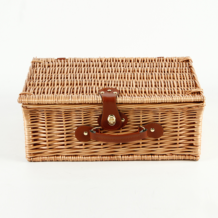 jinliu wicker basket woven picnic basket outdoor picnic basket