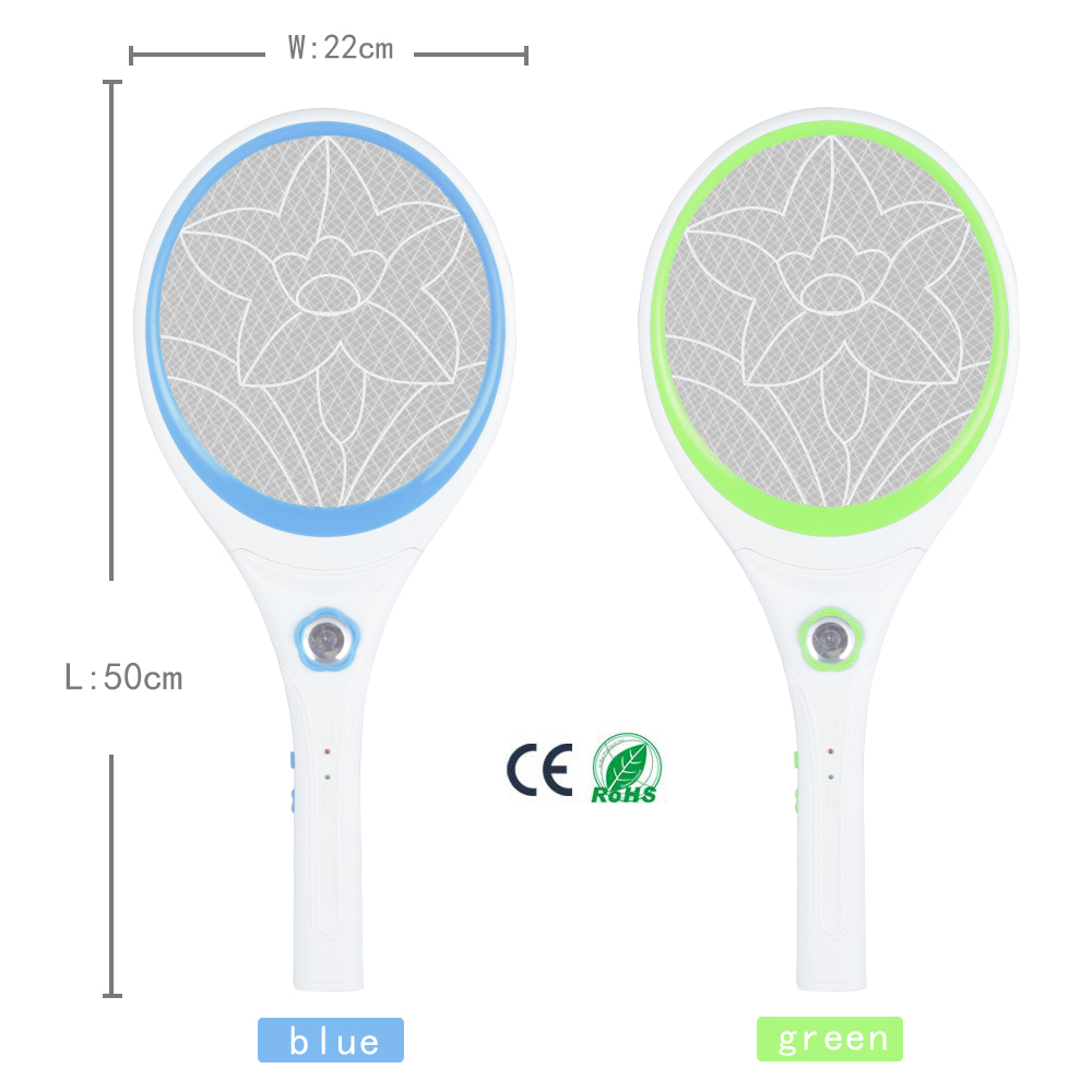 Lighting Frog Rechargeable Electric Mosquito Swatter Mosquito Racket