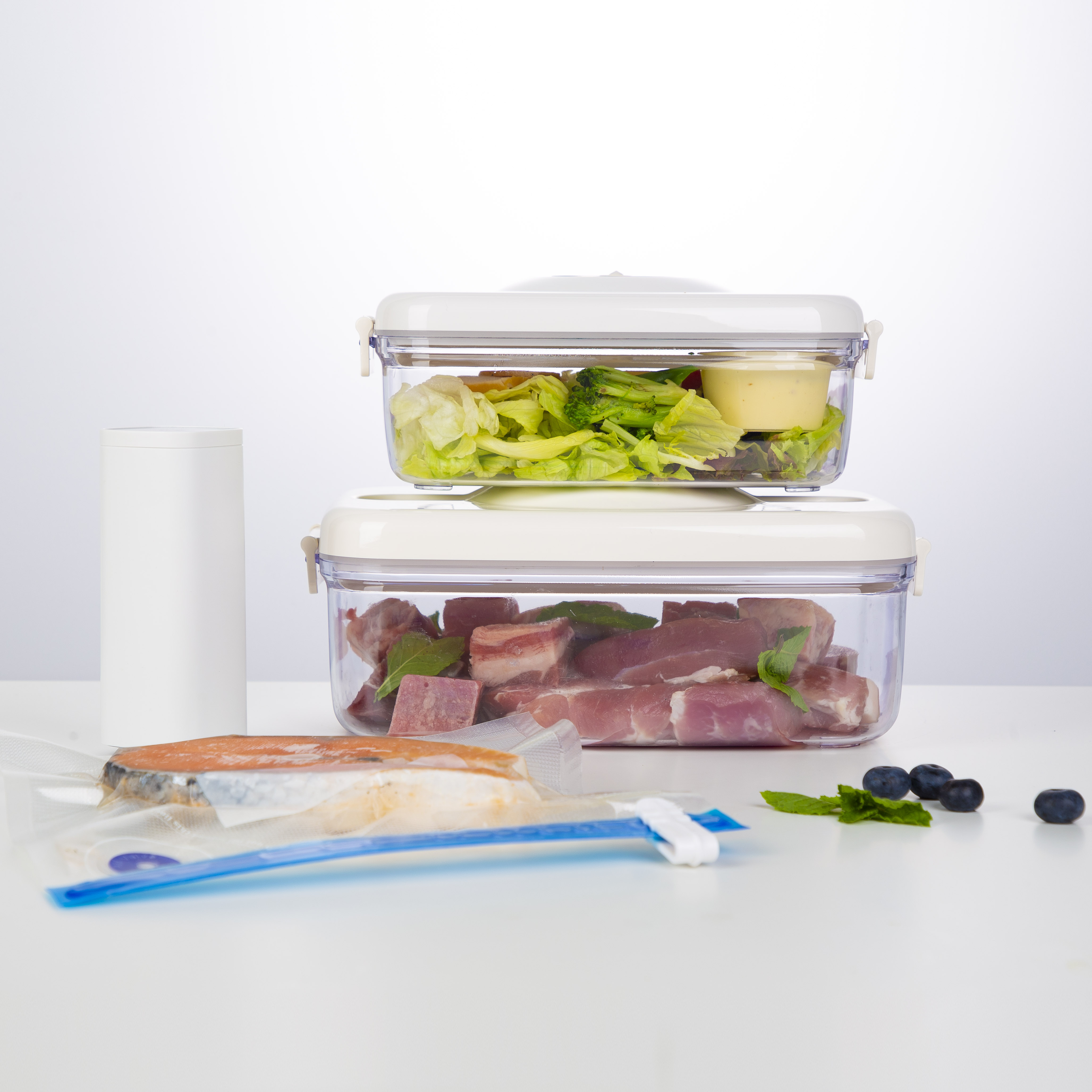 Vacuum Food Fresh Keeper (Set of 13 pcs）