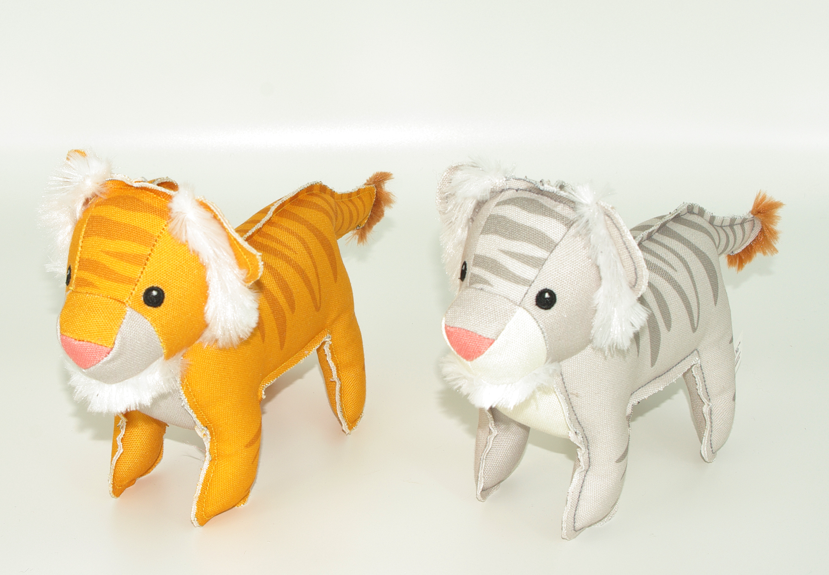 Durable Canvas ECO plush Tiger Pet Toy
