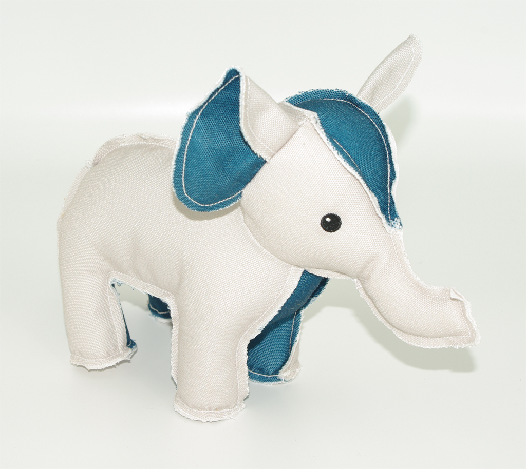 Woof Rpet Elephant ECO- friendly Plush Pet Squeaky Toys