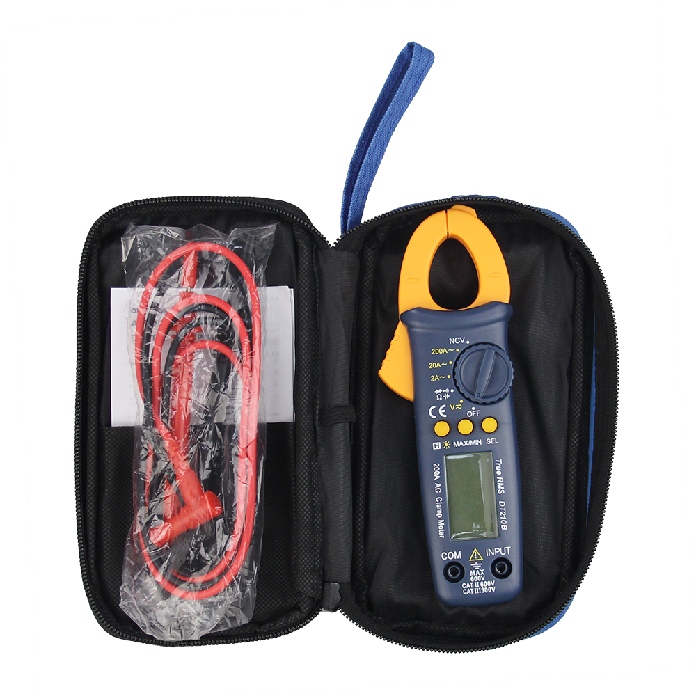 FROGBRO True-RMS Auto Range NCV Test Portable Handheld Data Hold Smart Digital Clamp Meter Tester