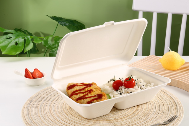 1000ml 2compartment Lunch box