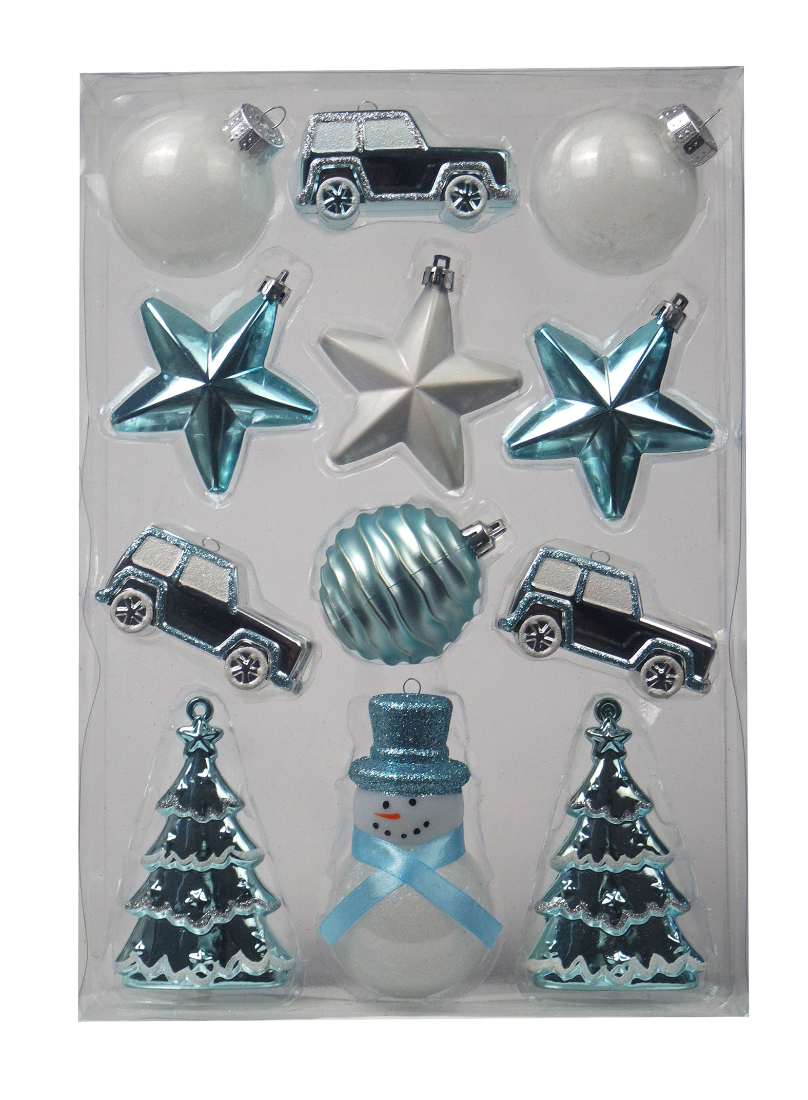 12pcs Christmas Ball Ornaments Shatterproof Christmas Ornaments Set