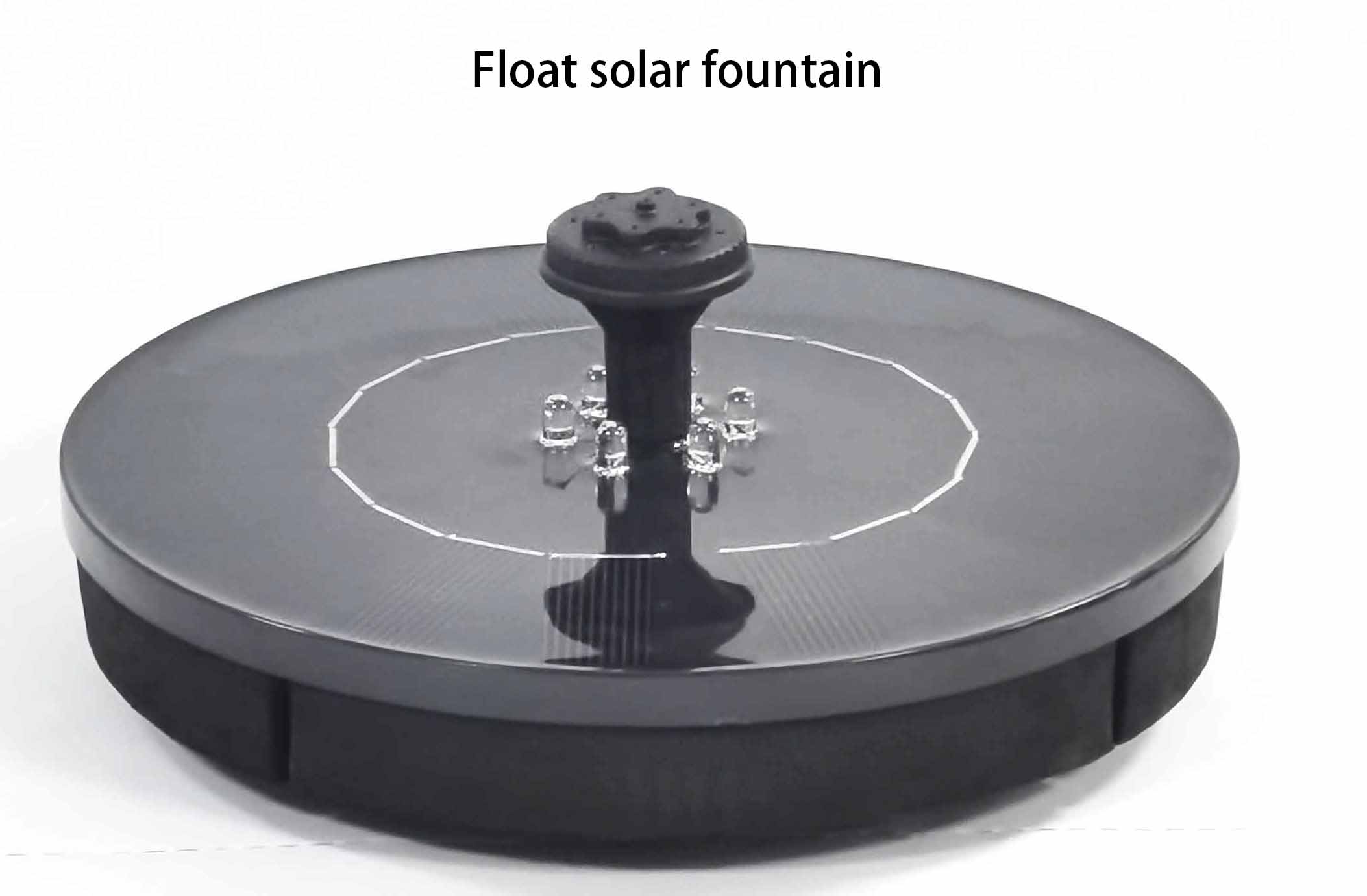 Yuanhua solar fountian pump with LED floating pump with LED light solar bird feeding floating pump