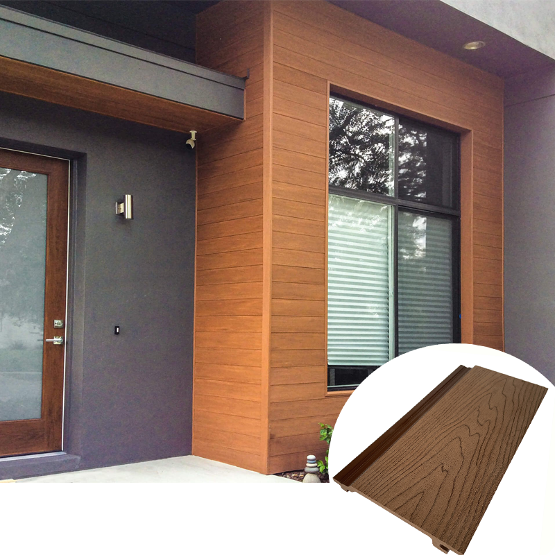 3D textured Wood Plastic Composite WPC wall claddings