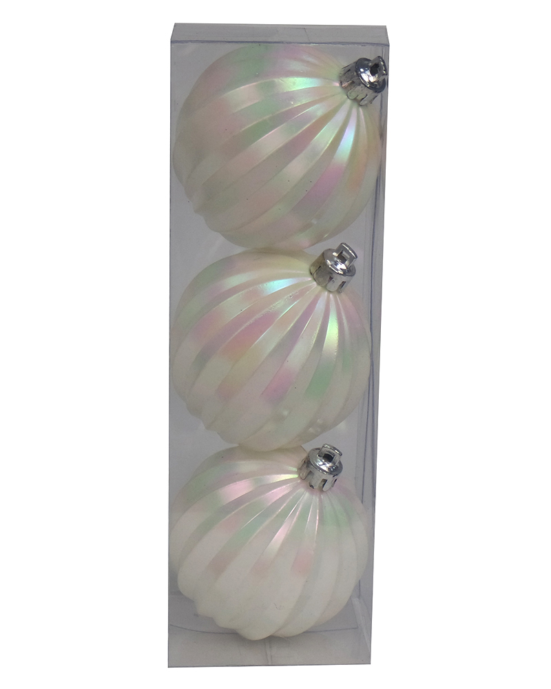 3CT Christmas Tree Ornaments 6CM Plastic Christmas Ball