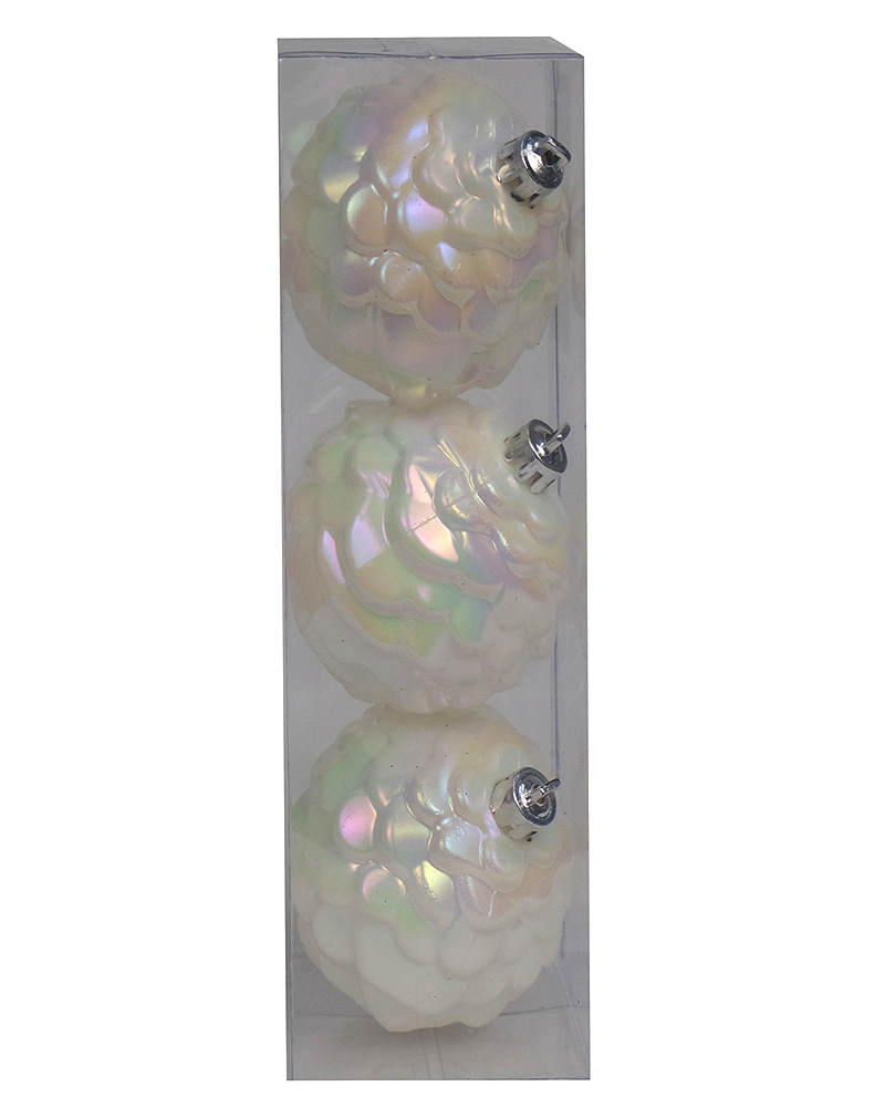 3CT Christmas Tree Ornaments 6CM Plastic Christmas Ball