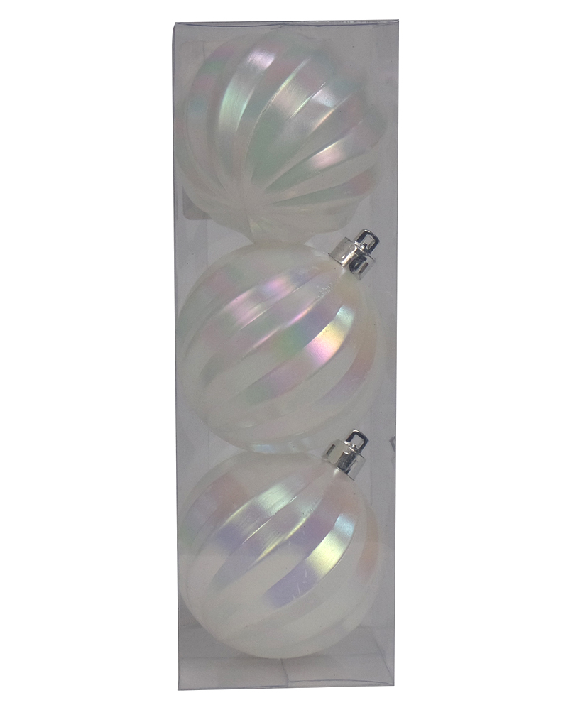3CT Christmas Tree Ornaments 6CM Plastic Christmas Ball