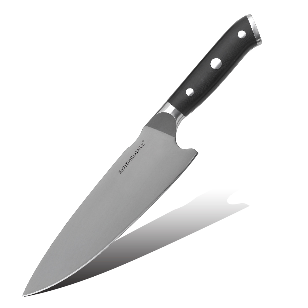 Hip-home stainless steel kitchen black cooking knife G10 handle professional kitchen chef knives