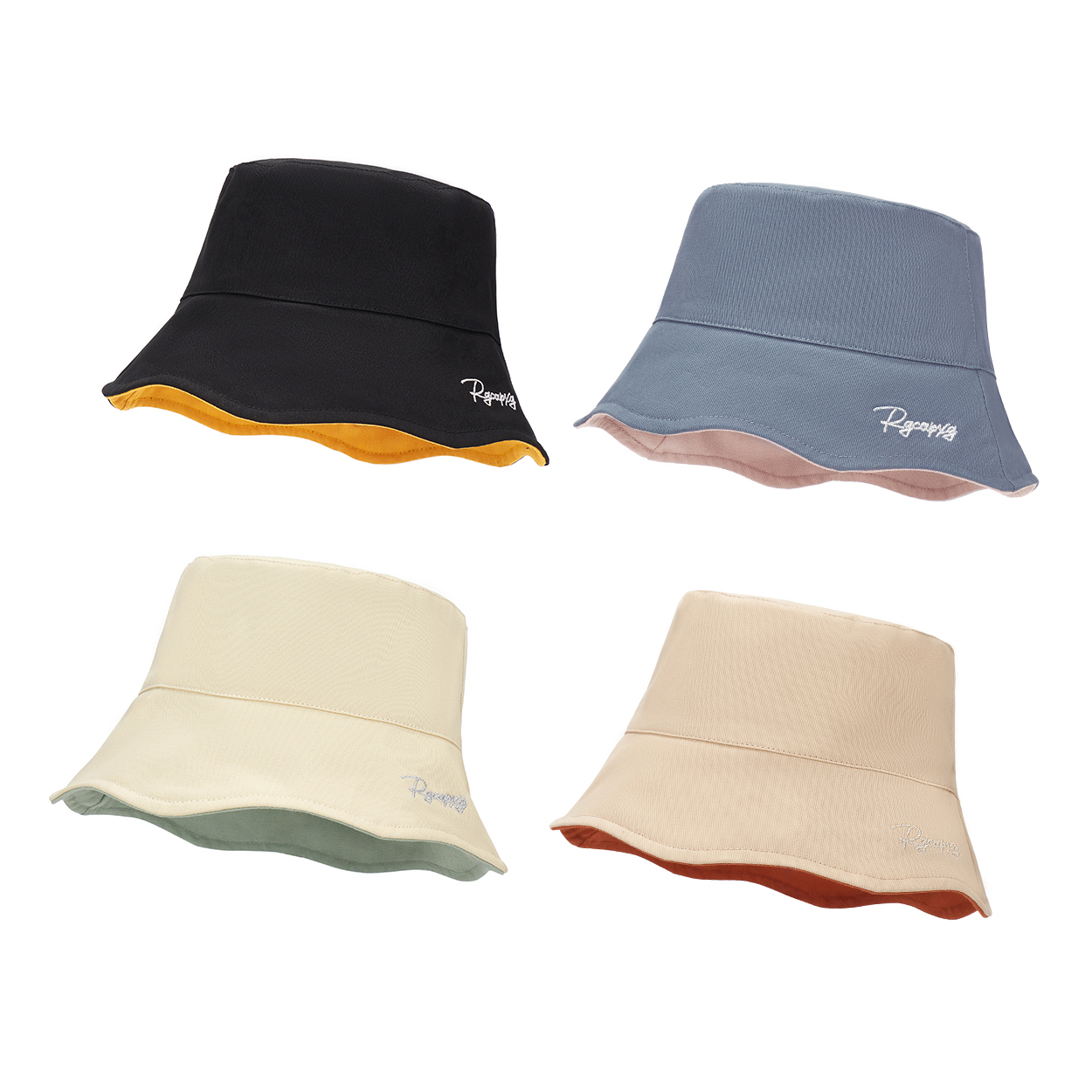 Double sided fisherman hat
