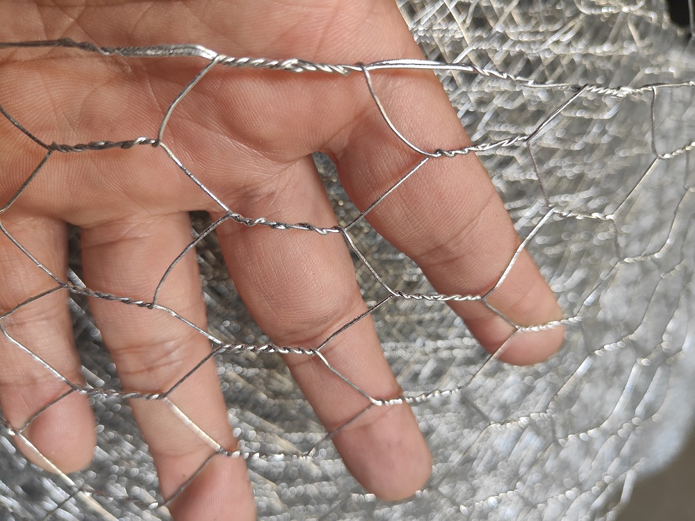 Hexagonal wire mesh