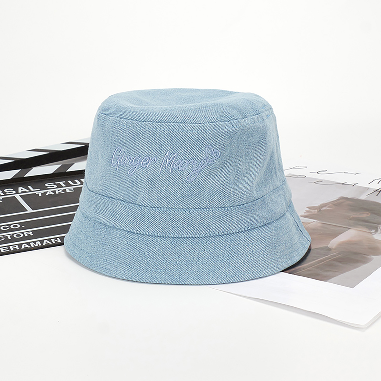 Sky Blue Cowboy Fisherman Hat