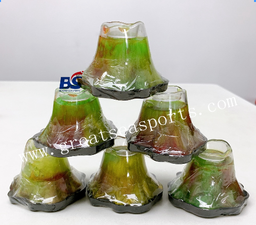 Crystal slime toys dinosaur volcanic mud slime