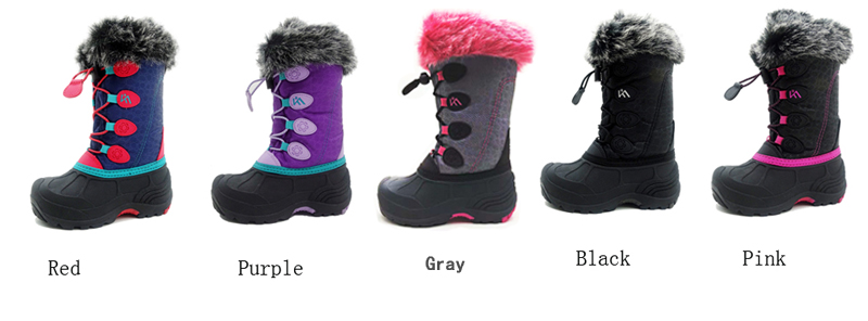 iceface kid's winter boots Anti slip and waterproof