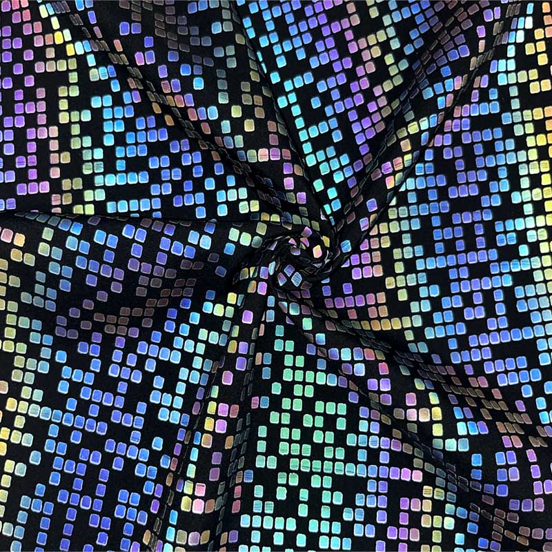 Chinastars rainbow printing reflective fabric
