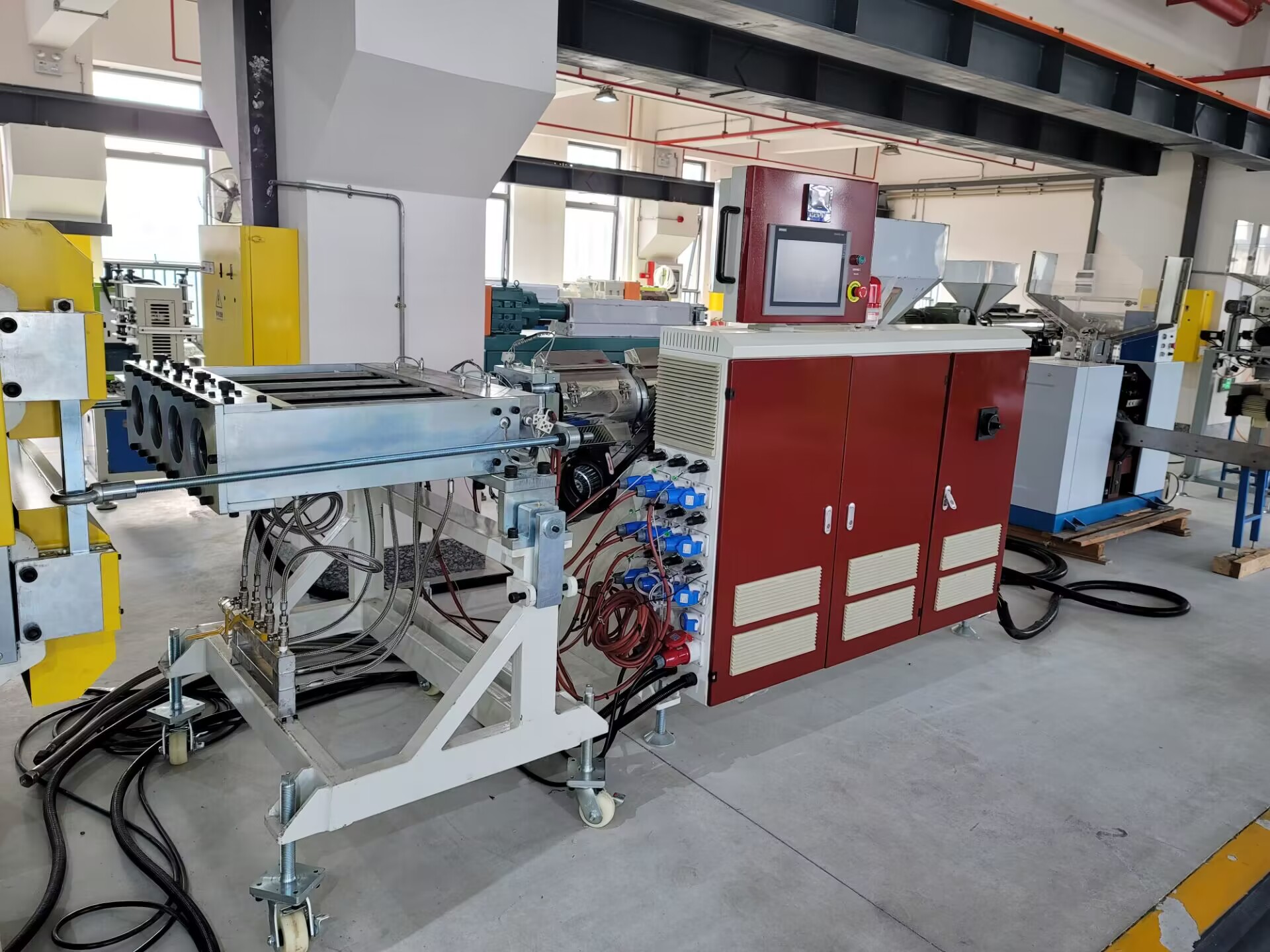 New PP,PE Solid Rod Bar Extrusion Machine