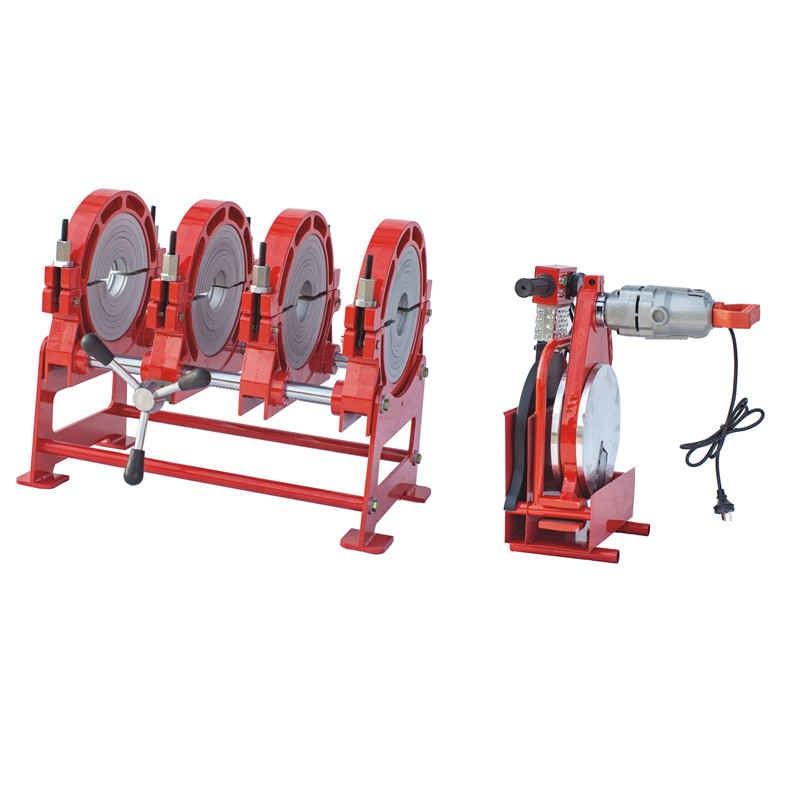 Plastic pipe welding machine
