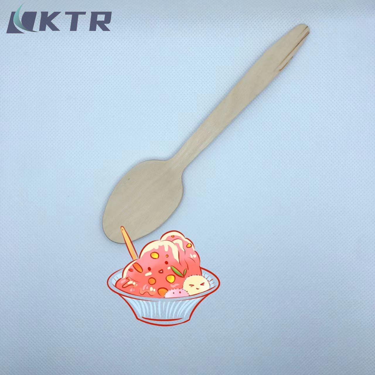 Disposable wooden spoon160mm