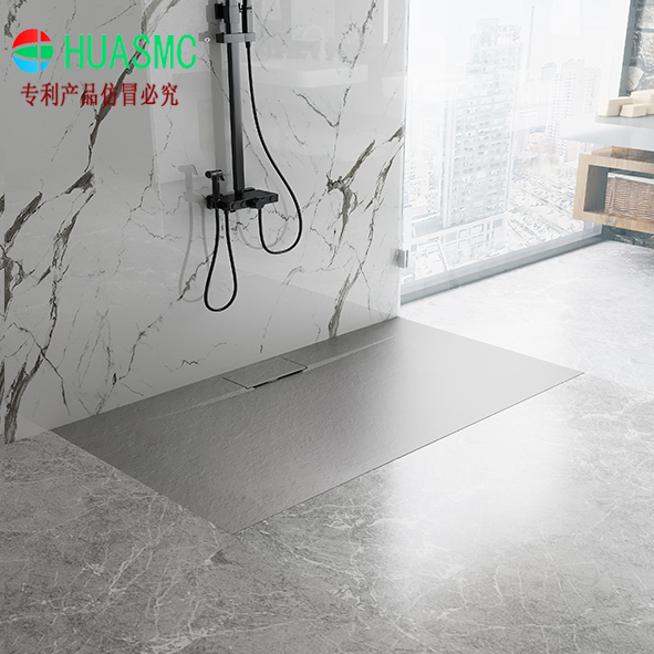 New style SMC slate stone surface shower tray European