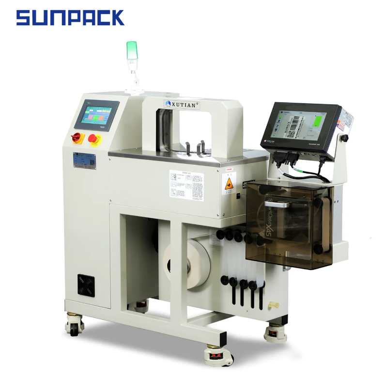 WK35-50C-MR SUNPACK ultrasonic banding machine with positioning function and printer