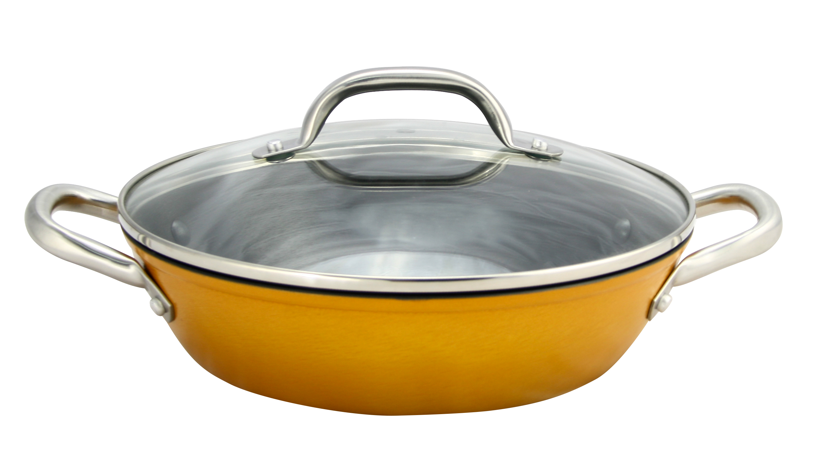 Cast iron deep frypan
