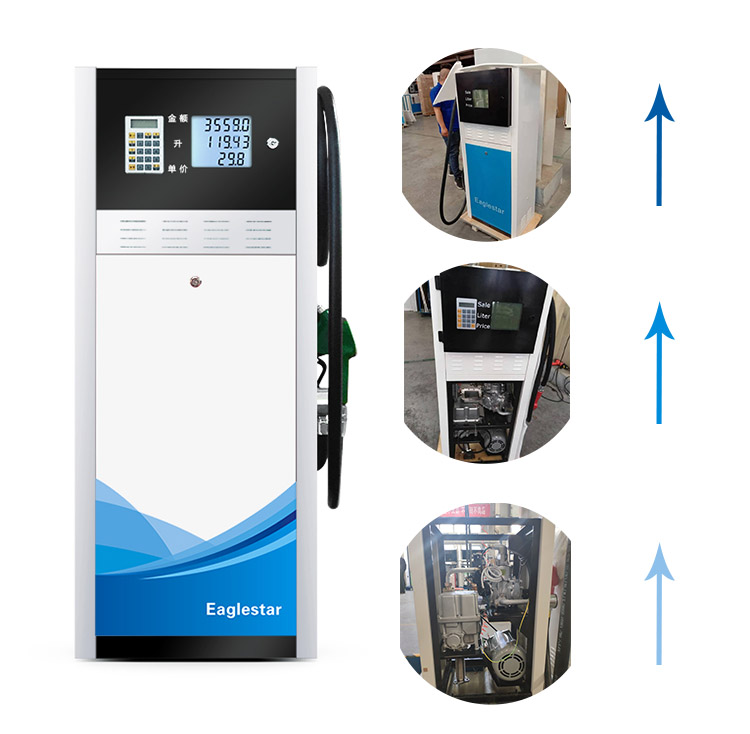 EGX External reusable filter of the EGX fuel dispenser built in printer for receip 1 hose 1 product